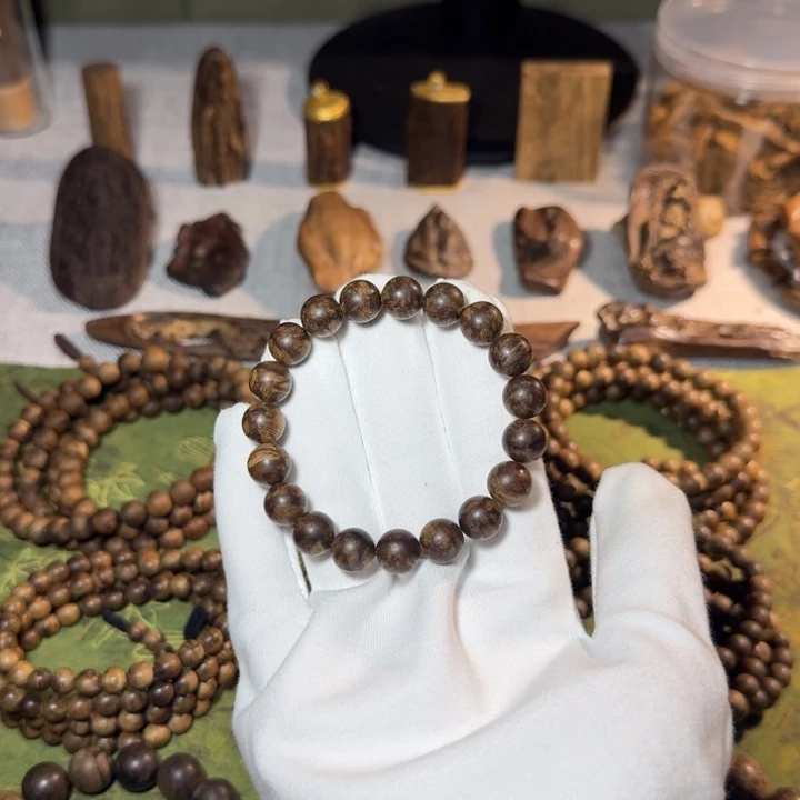 沉香沉香碎屑昆甸10mm-9.5g 清雅花香 凉