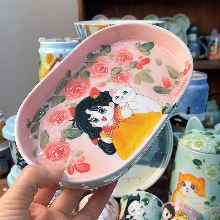 陶景德镇釉下手绘陶瓷