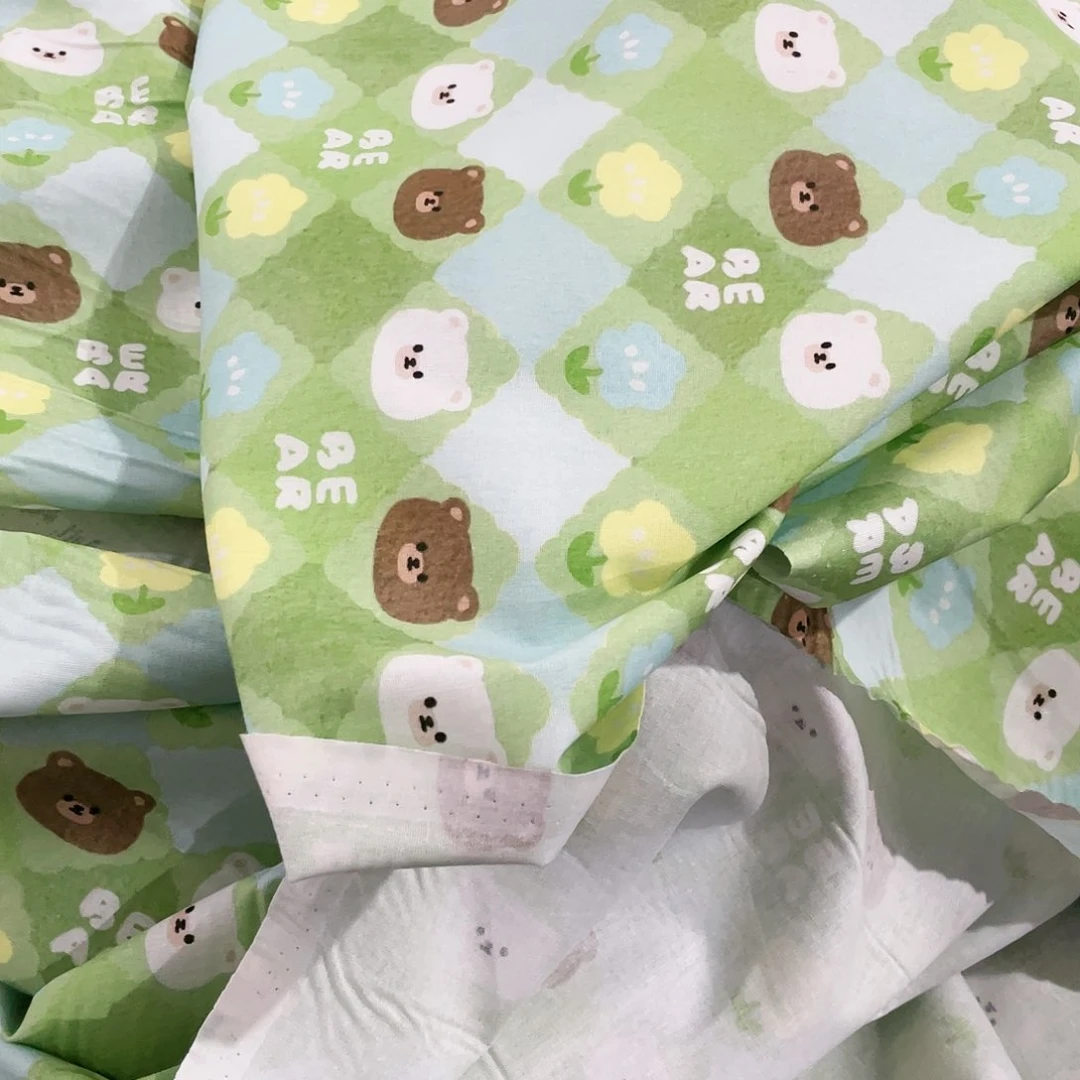 是**呀一米价纯棉平布1.1米宽果子布艺地卷