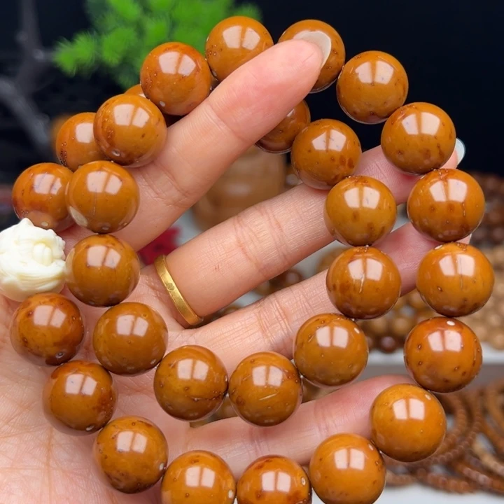 紫金鼠手串卡15.7半实心手持