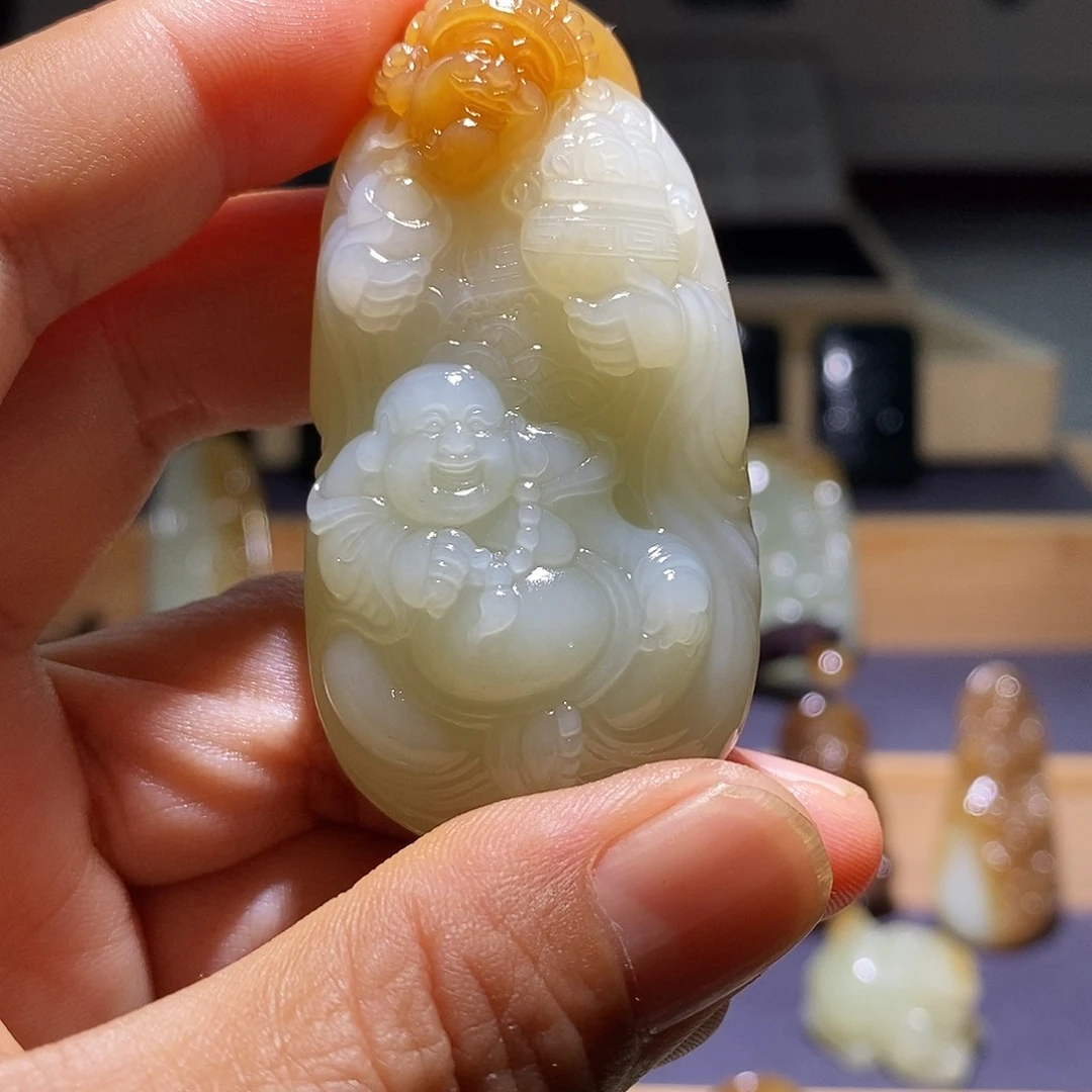吊坠(不含链)未镶嵌和田玉