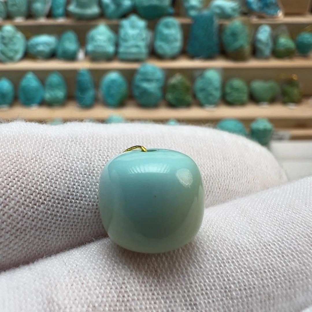 绿松石未镶嵌配饰11.9*10.7