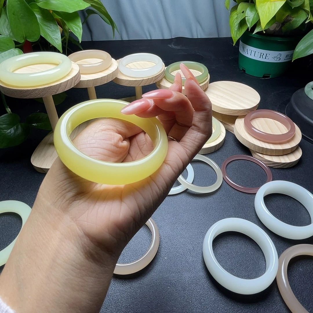 雨***爷55➕圈口正装手镯黄口