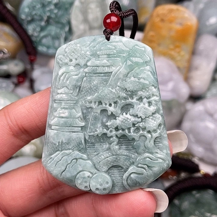 颈饰未镶嵌翡翠翡翠