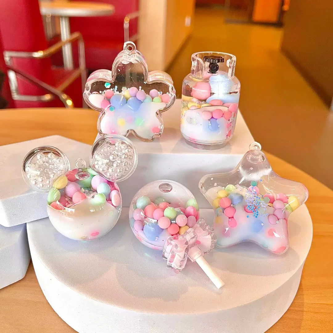 【对对碰】混款拆流沙钥匙扣挂件摆件两用DIY