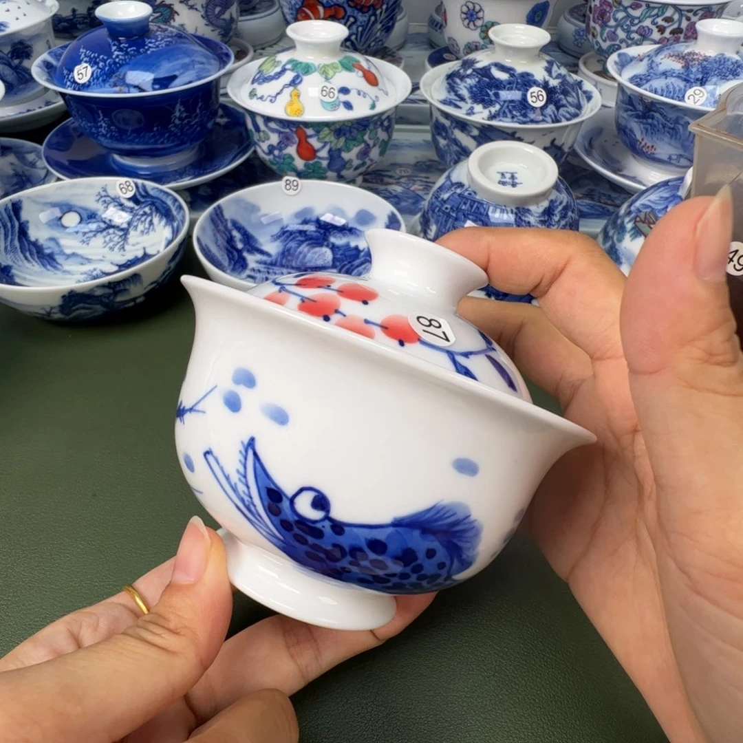 木木景德镇纯手工纯手绘茶具87