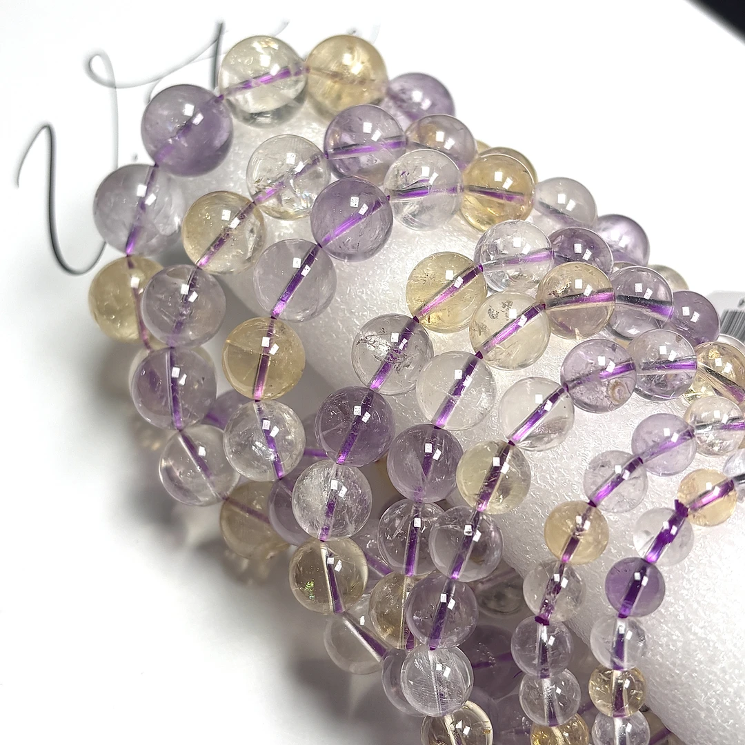 Ⅲ紫黄晶手串7mm-14mm合集（多样性发其一）FX-7856