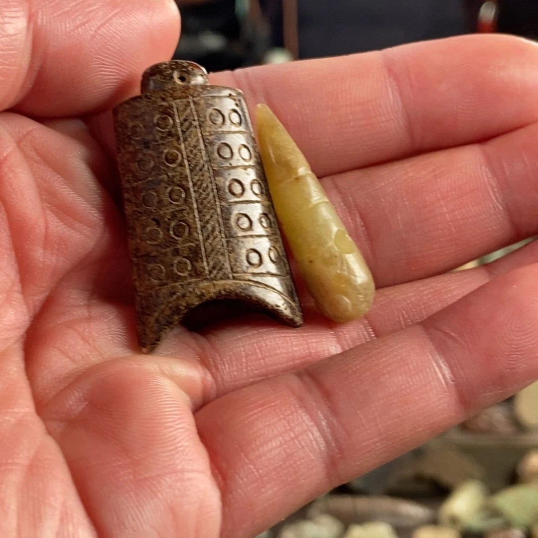 和田玉挂件未镶嵌潘*国