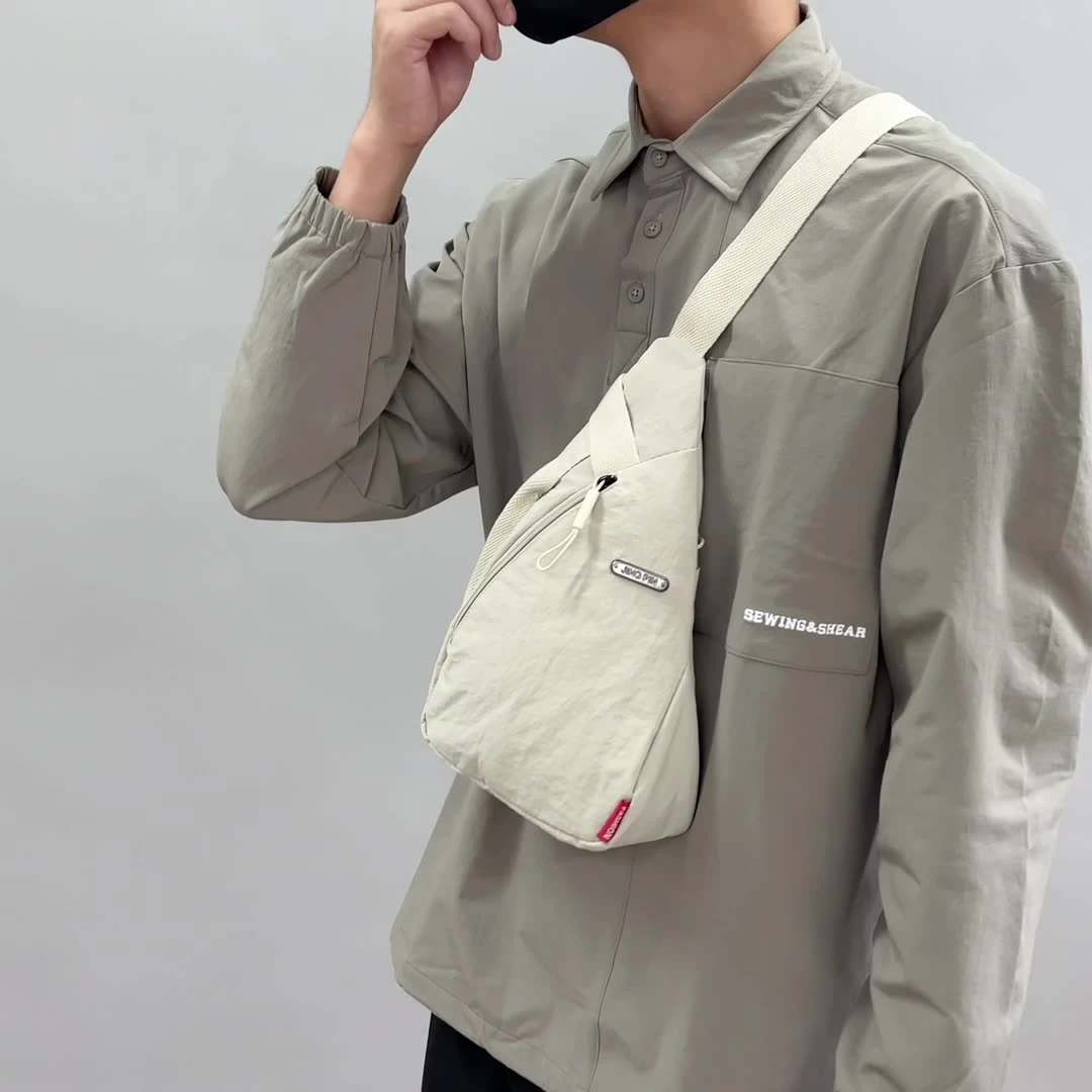 2025新款ins胸包防水斜挎包休闲百搭运动风腰包单肩包