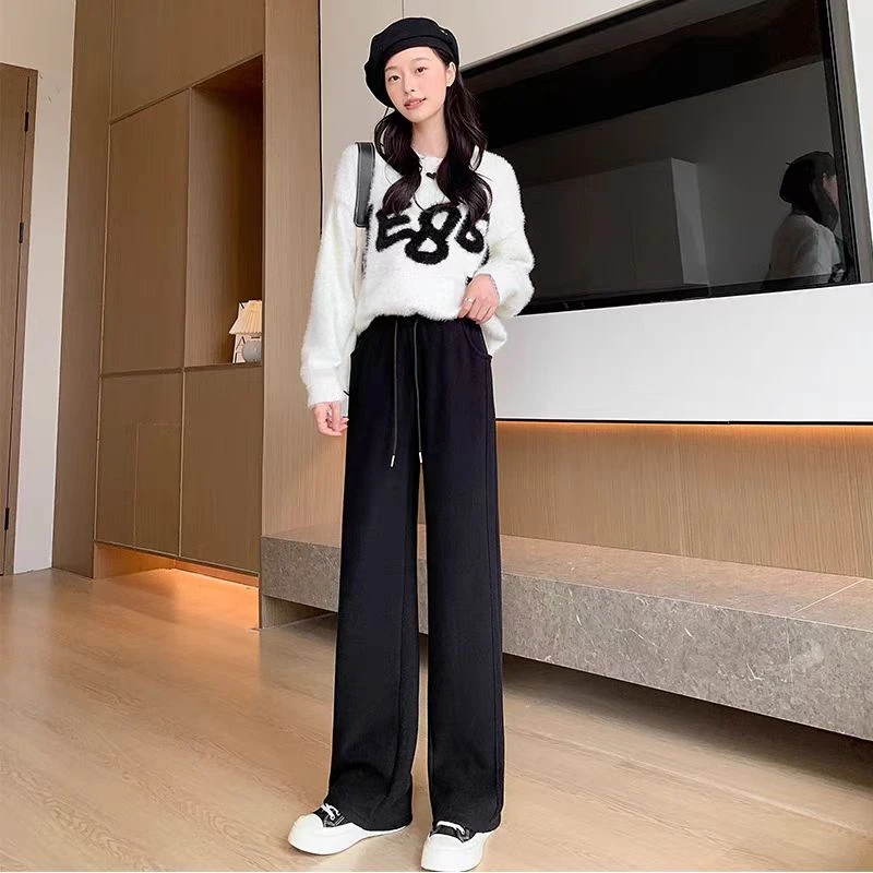 羊绒休闲裤7810款  加绒保暖简约百搭显瘦显腿直 30249