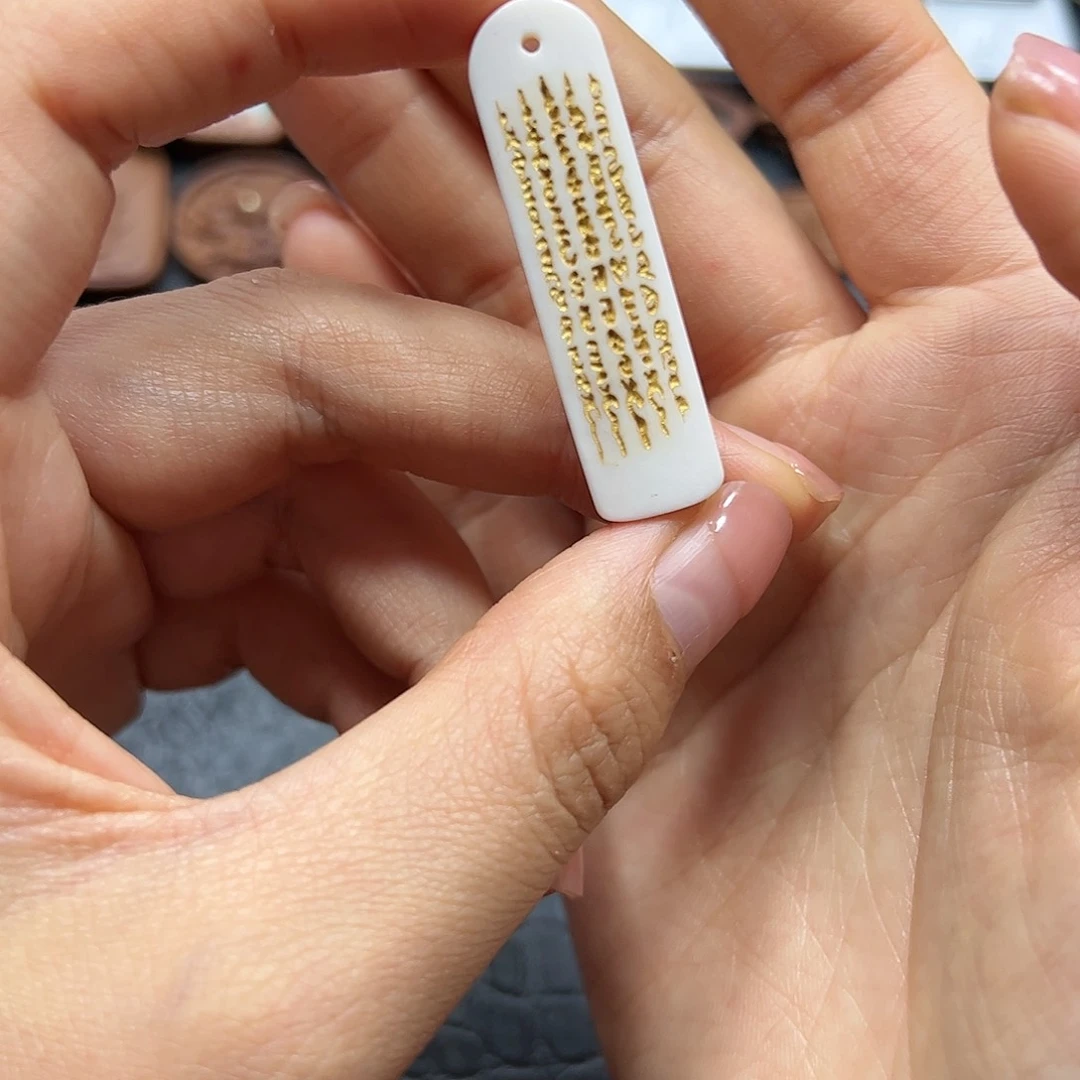 银S925镶嵌手链烟晶鹿吊坠S555