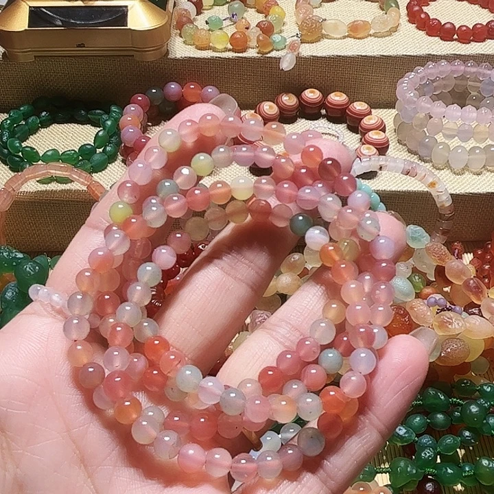玛瑙/玉髓未镶嵌手链