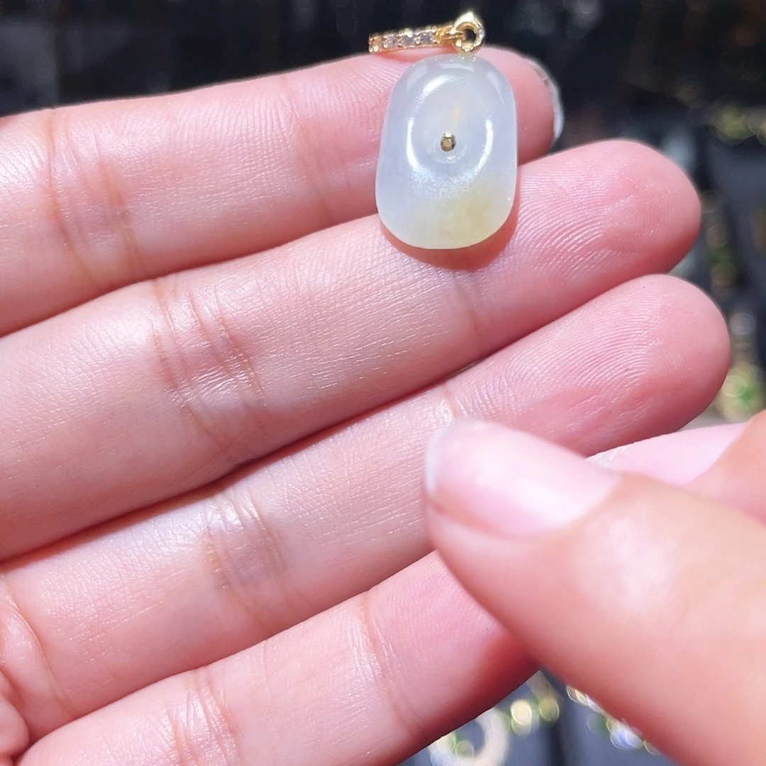 翡翠银S925镶嵌颈饰