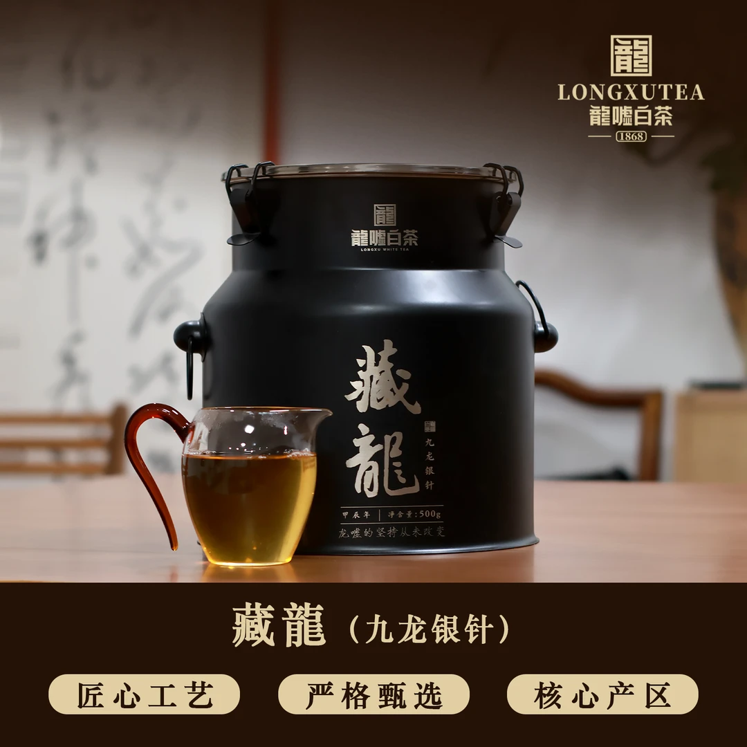 龍嘘2024年藏龙九龙银针500g+样泡5g*1
