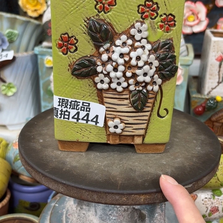 紫砂花盆粗陶材质多肉花盆444