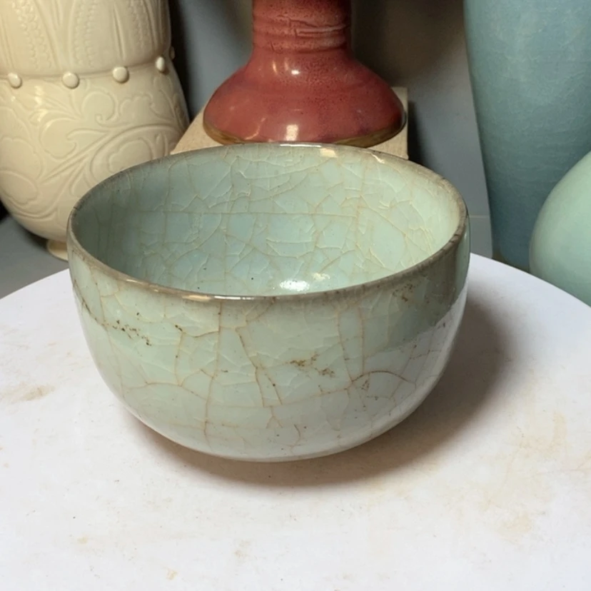 【闪购商品】摆件抖***天宋官窑钵一个