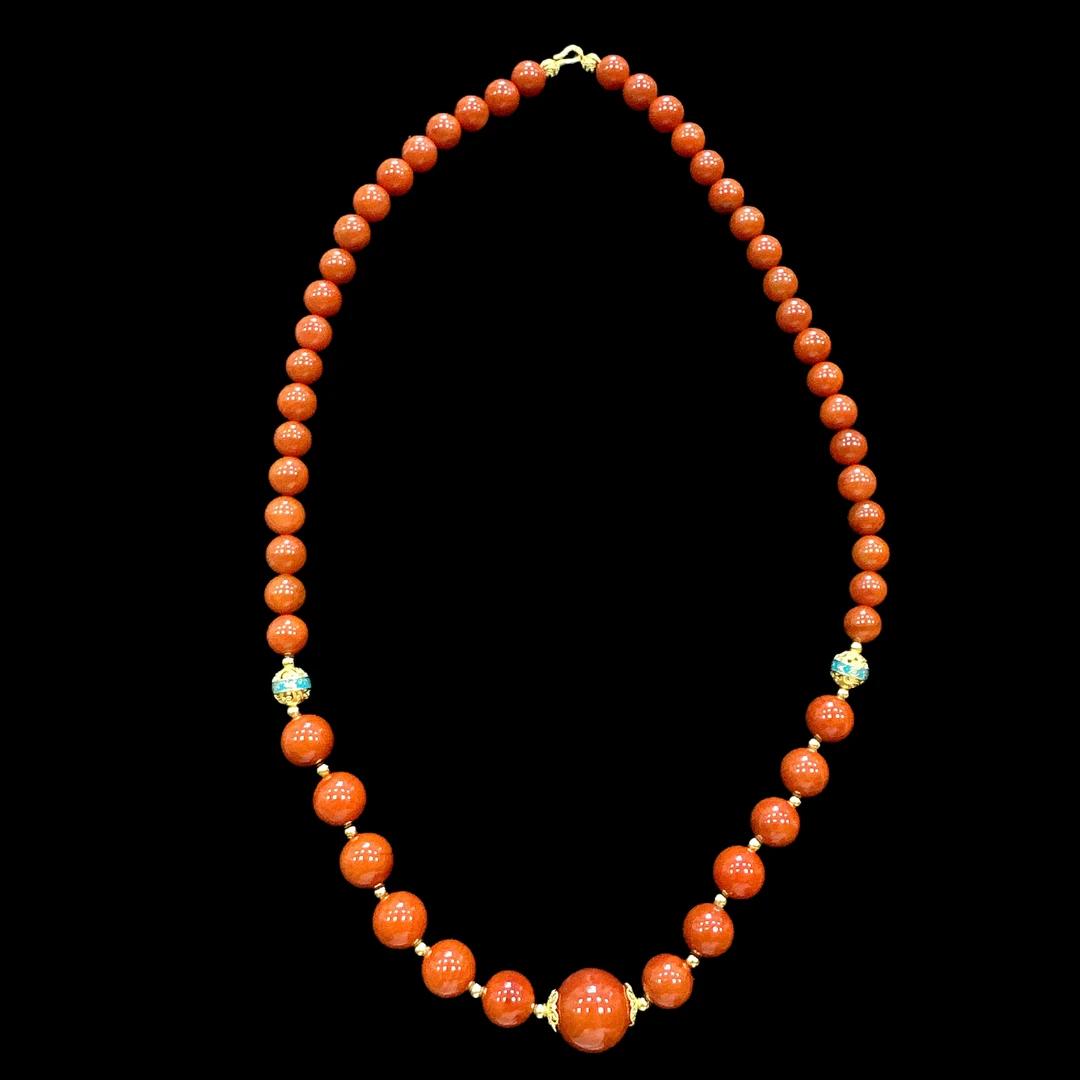 9704南红项链孤品