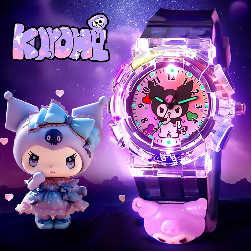儿童手表玩具女孩库洛米幼儿园童发光电子2小朋友3岁子六一节礼物