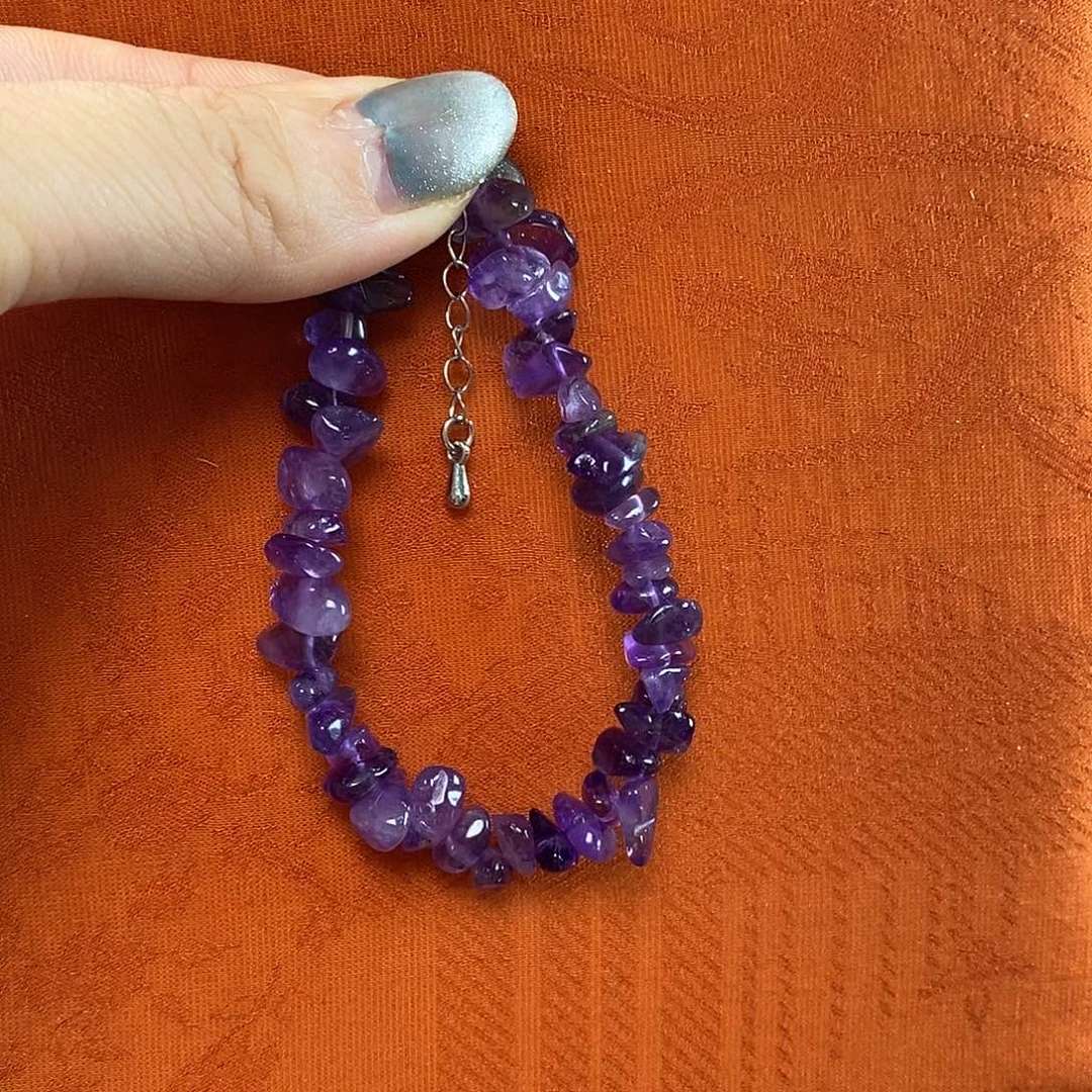 紫晶手绳未镶嵌手串