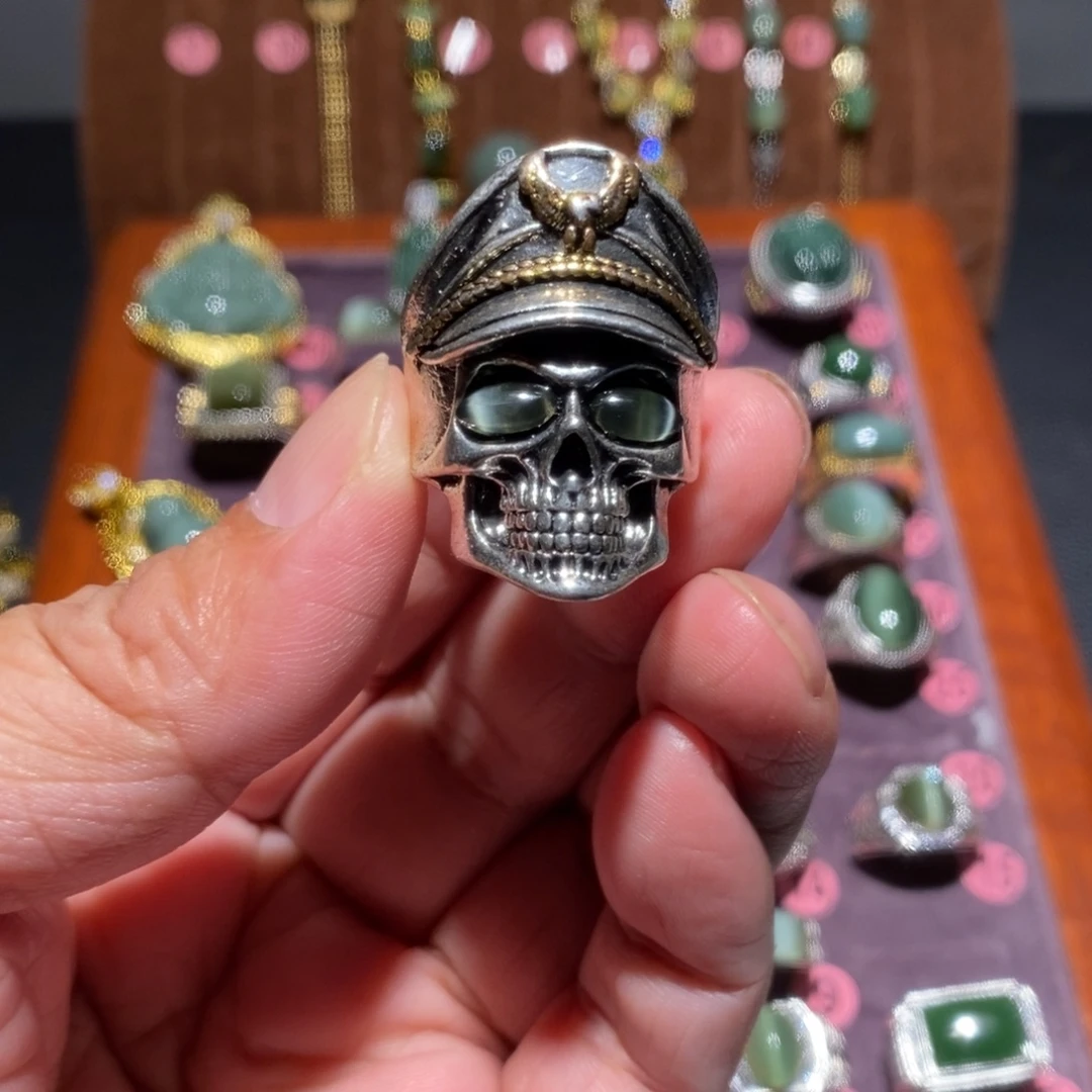 和田玉未镶嵌戒指