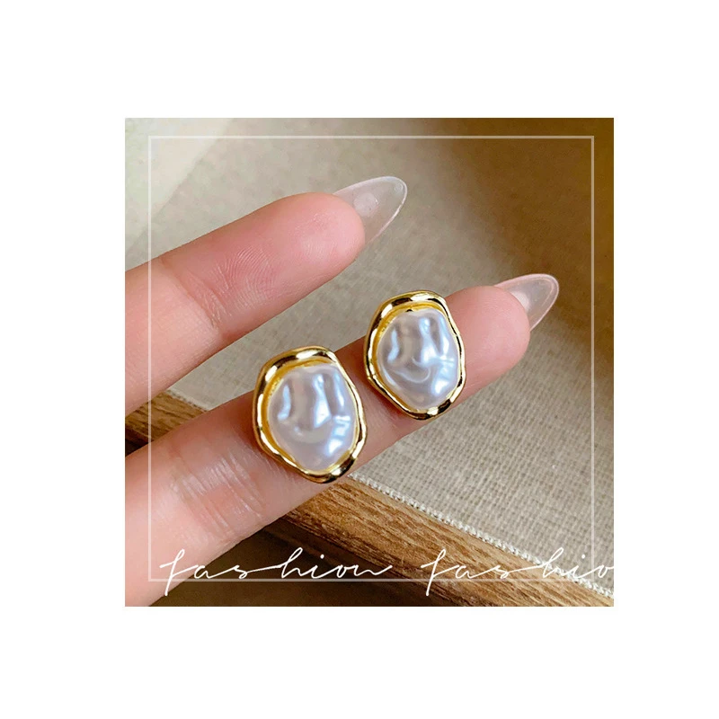 铜合金无非金属耳饰 铜合金36号 高端大气时尚简约百搭耳饰