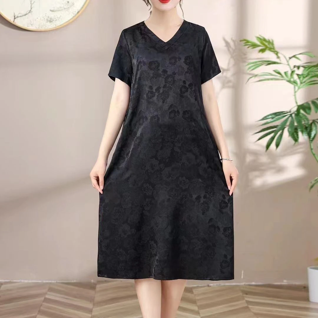 2013 新款高品质时尚气质V领直筒连衣裙