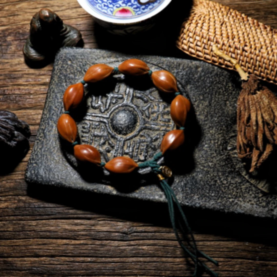 《铁核精抛打底》原生态老树老料！精工纯手工抛光打底！手串丝滑如玉