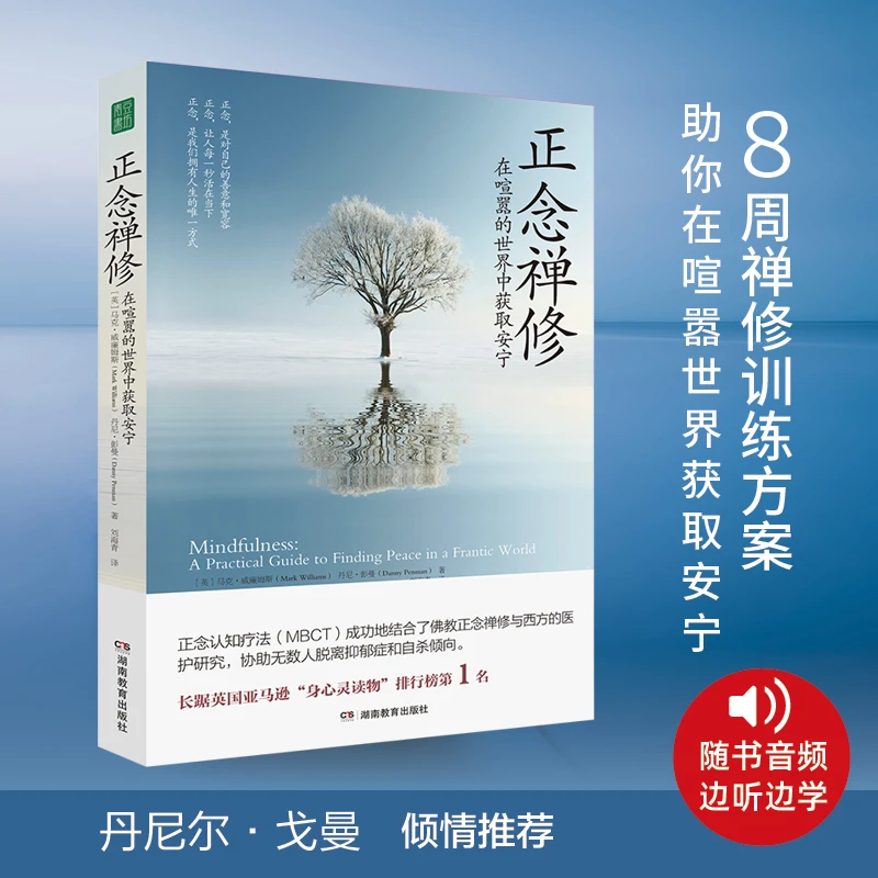 【正念禅修】喧嚣中获取养性书籍研究生活情绪远离压力和忧虑的好书