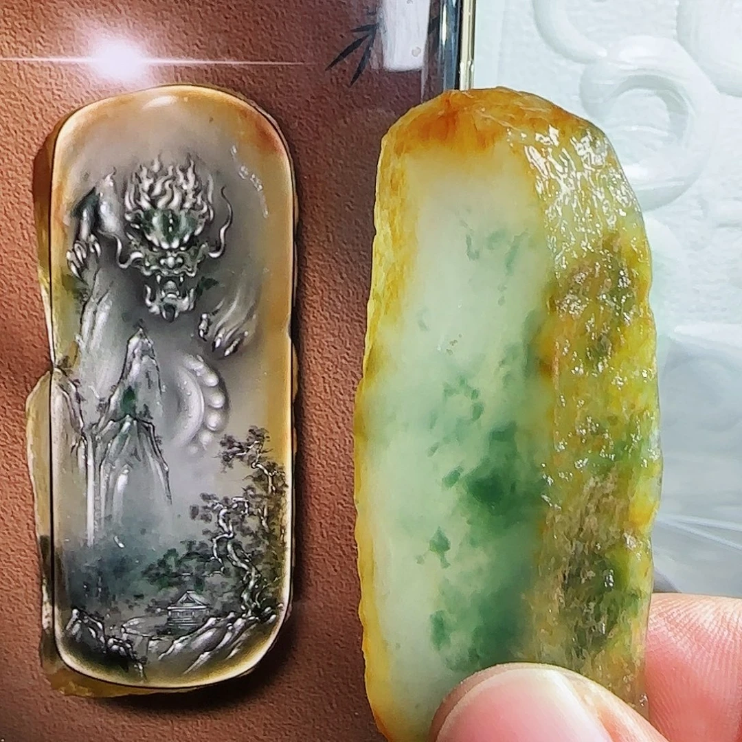 未镶嵌定制翡翠缅甸天然A货翡翠含老师工艺