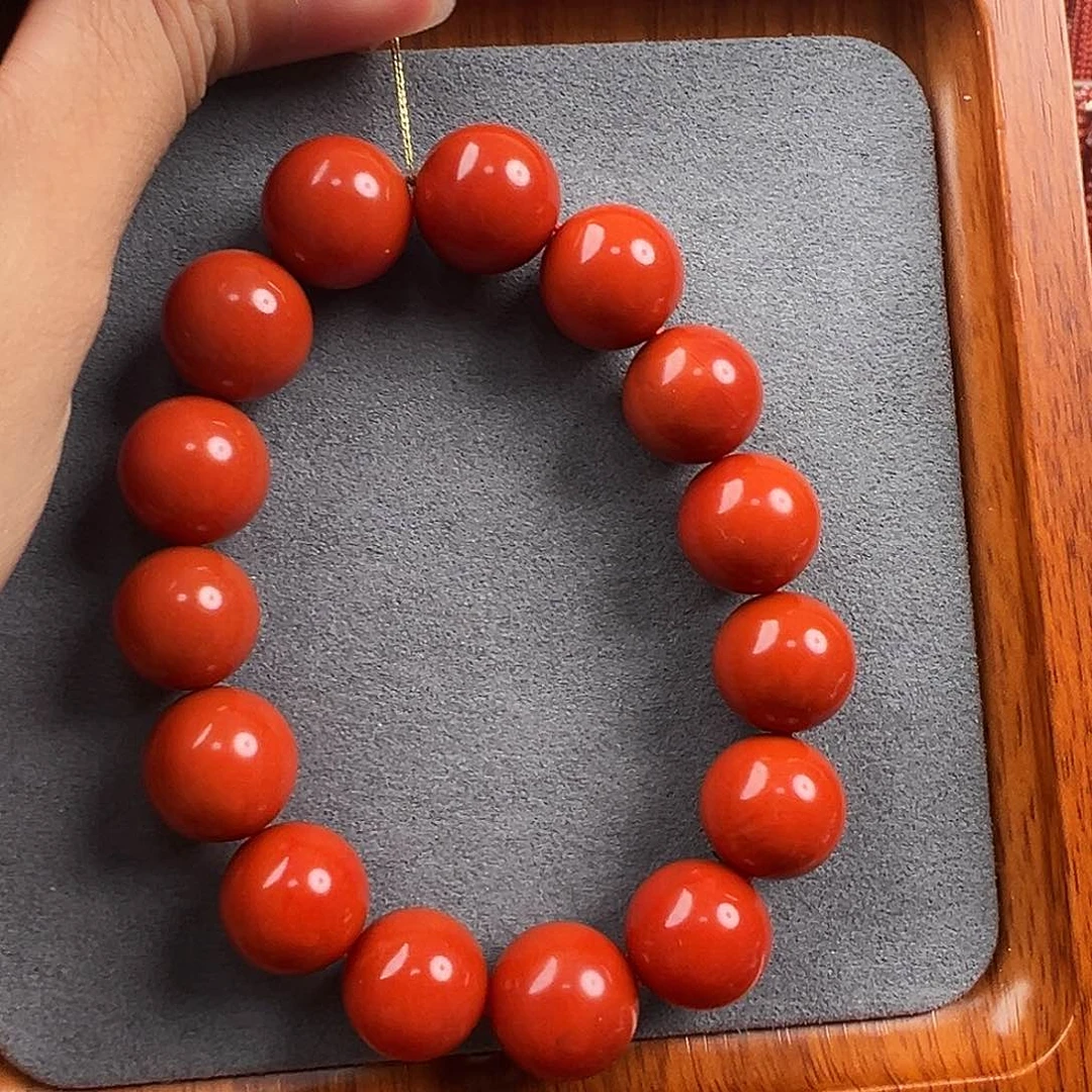 南红玛瑙手串未镶嵌