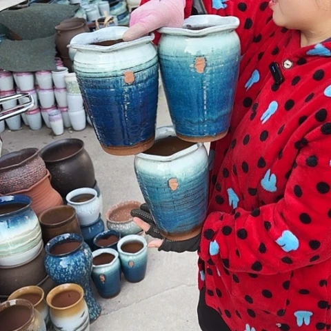 口14高20瑕疵盆子