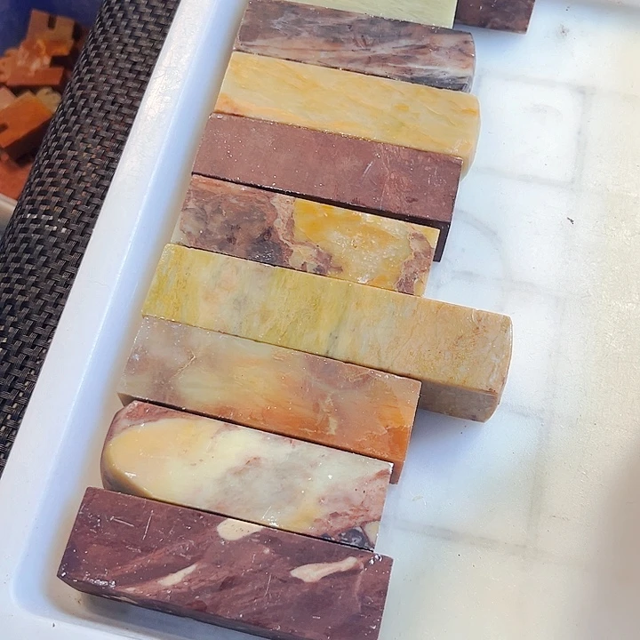 青田石印石半*塘今天我是真