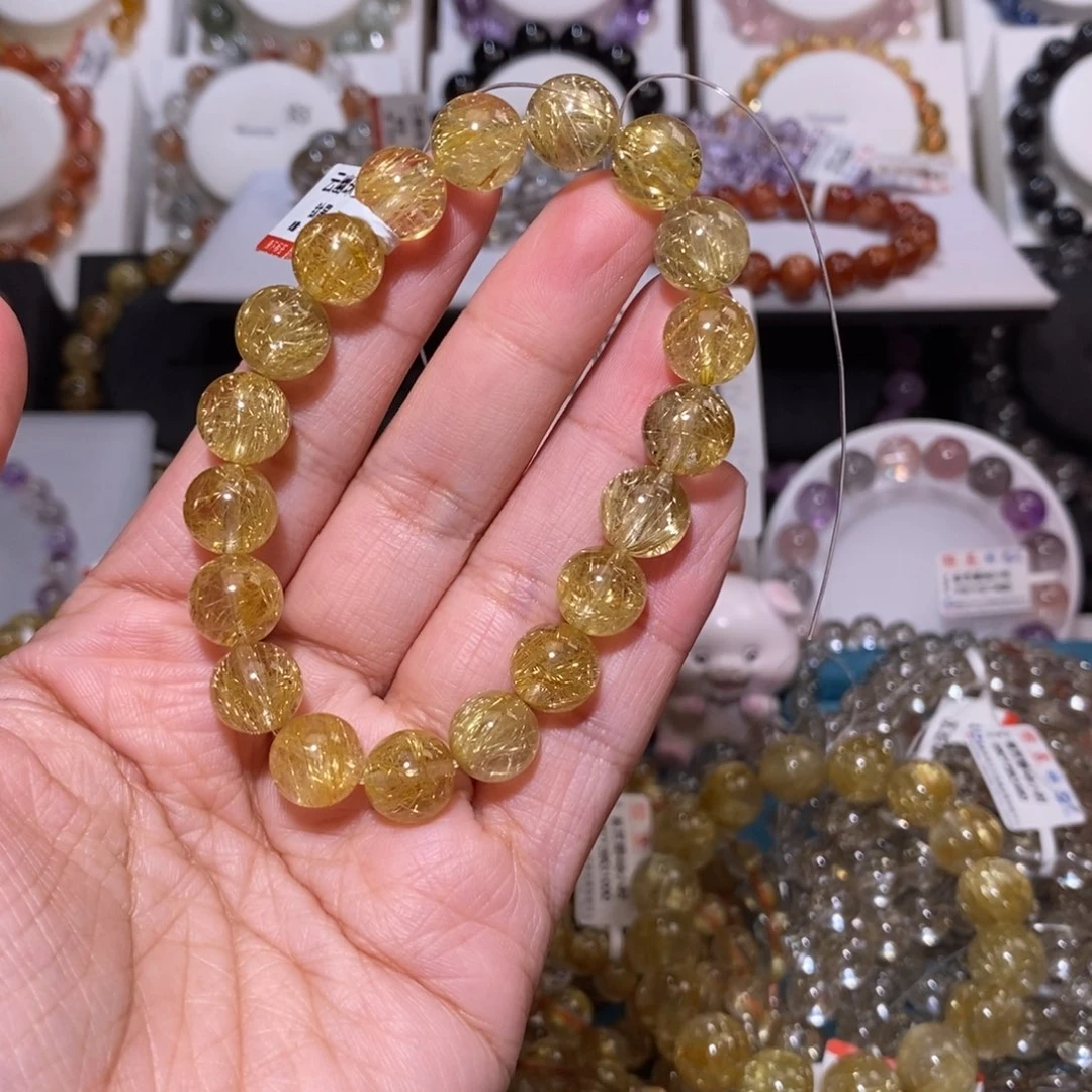 【闪购商品】发晶手串未镶嵌?**?金发