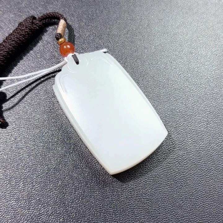 老***孙未镶嵌和田玉挂件