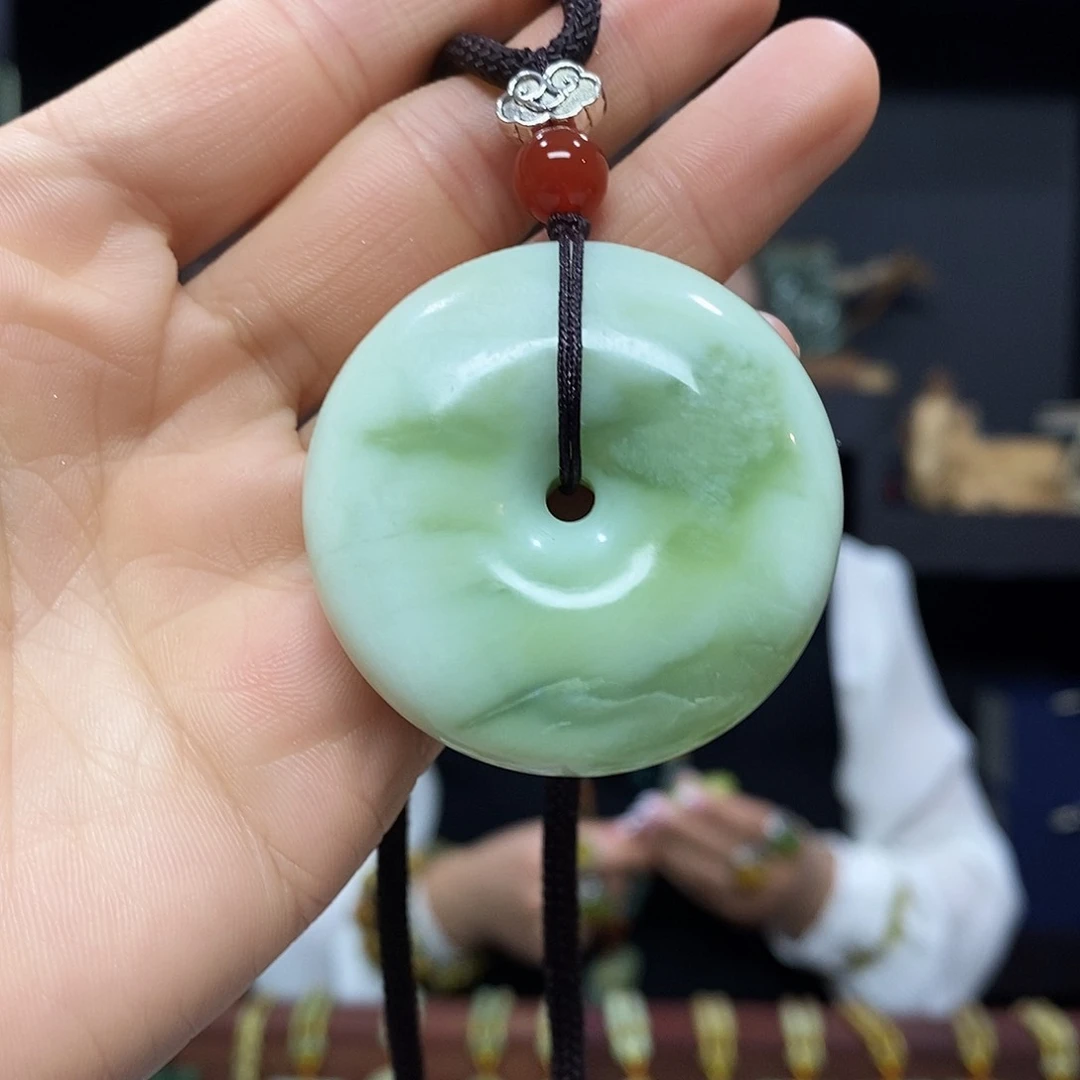 岫玉挂件吊坠未镶嵌