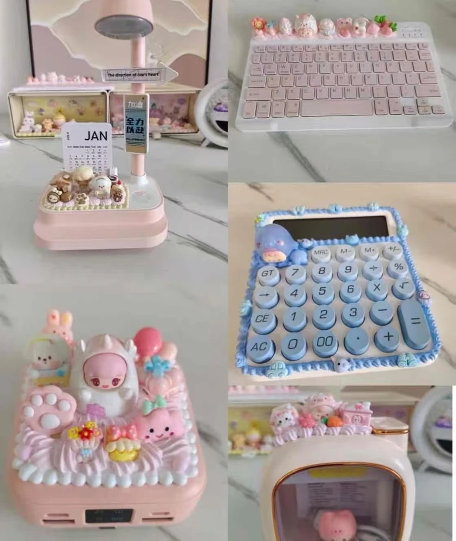奶油胶手工作品/diy手机链/包挂