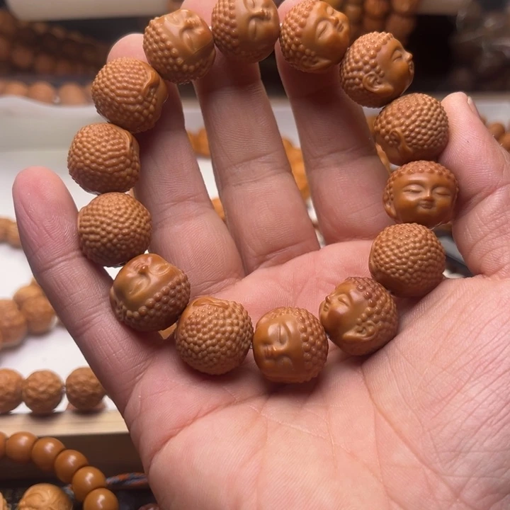 猴头核桃手串淦宝宝佛17+