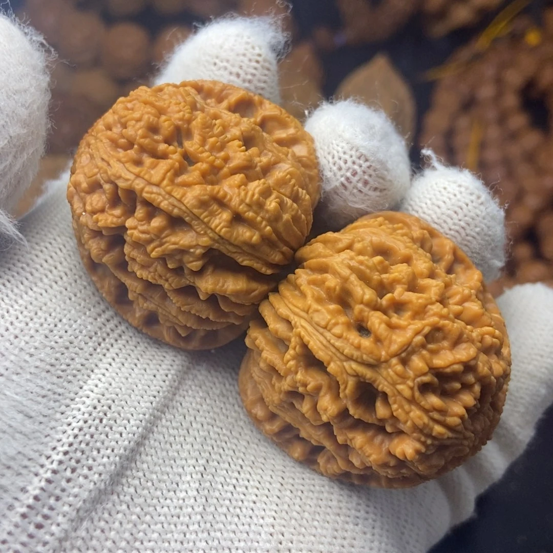 桃核把件秦岭核桃蛤蟆背肚子42