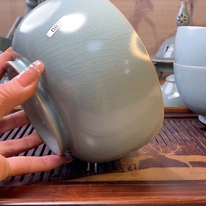 爱****子原产地汝瓷罗汉微一