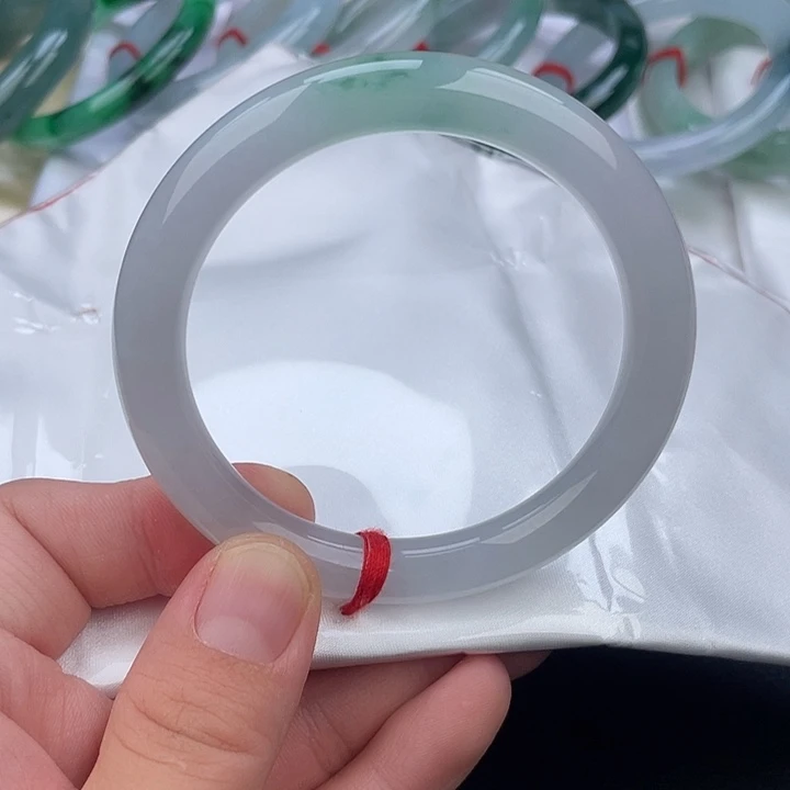 翡翠未镶嵌手镯手镯-11