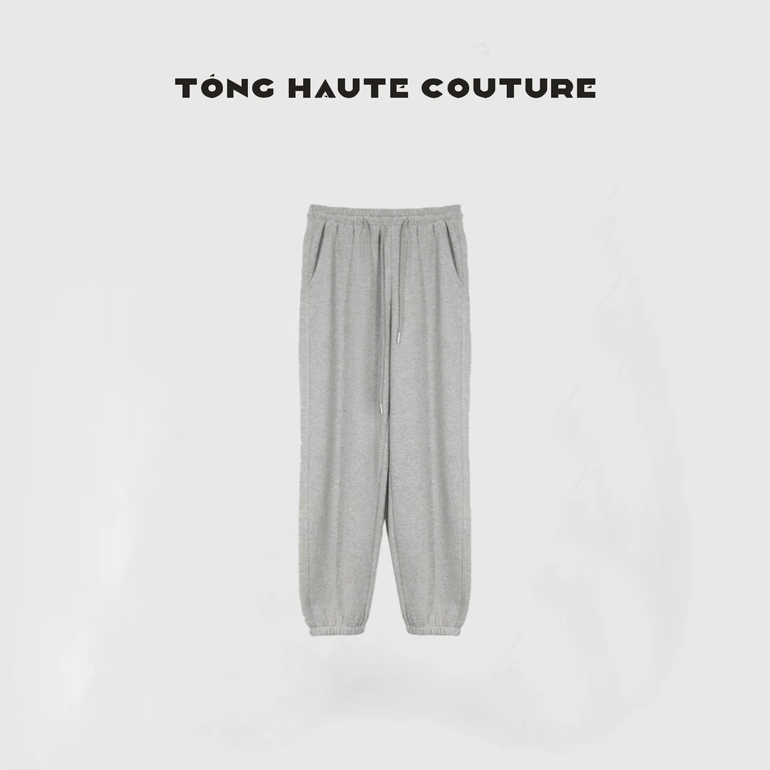 【向岛】秋冬新款定制面料百搭松紧腰时尚加绒加厚休闲卫裤 GK050