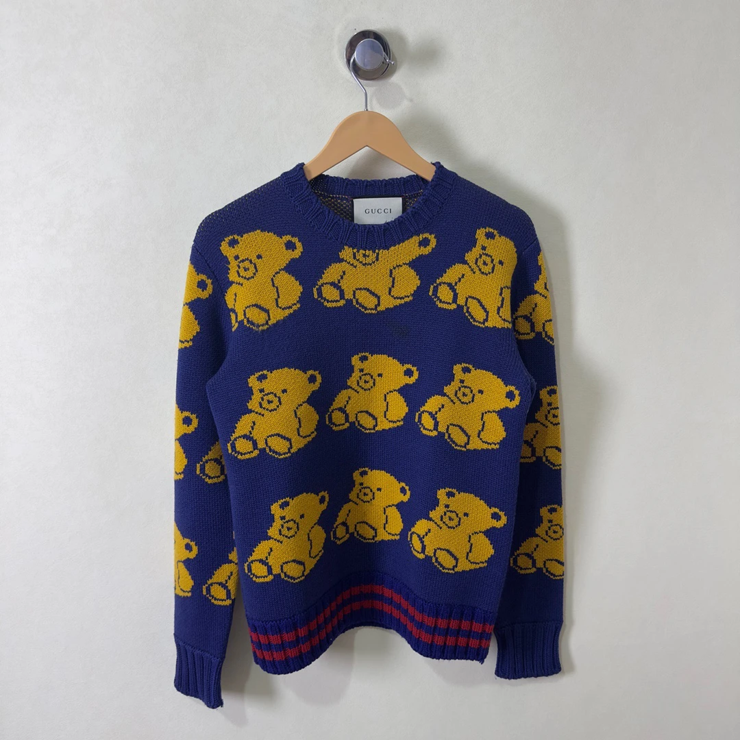 99新 GUCCI/古驰 99新/GUCCI/古驰/小熊羊毛毛衣/XS码/#79