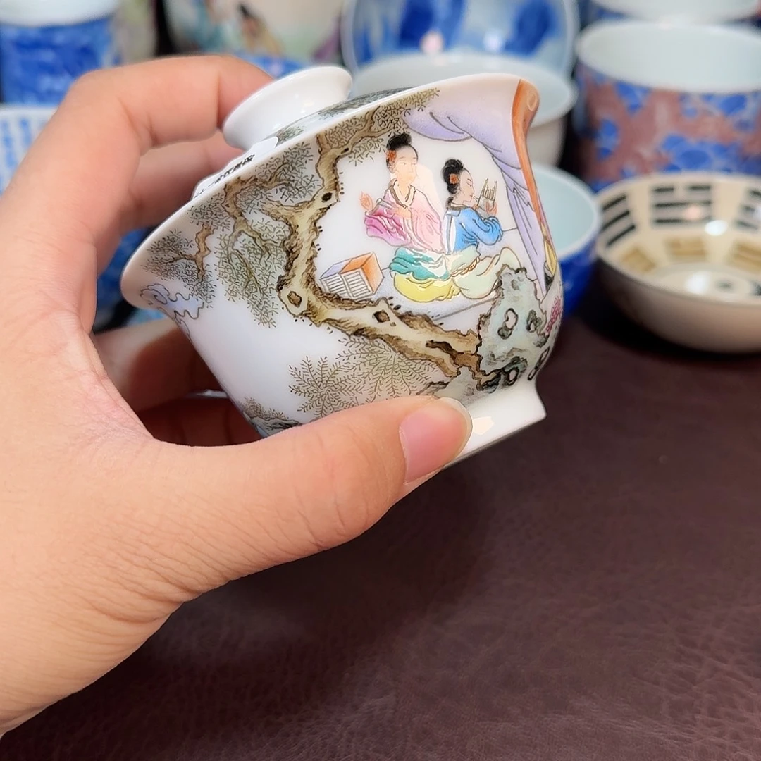 心***现代景德镇陶瓷杯