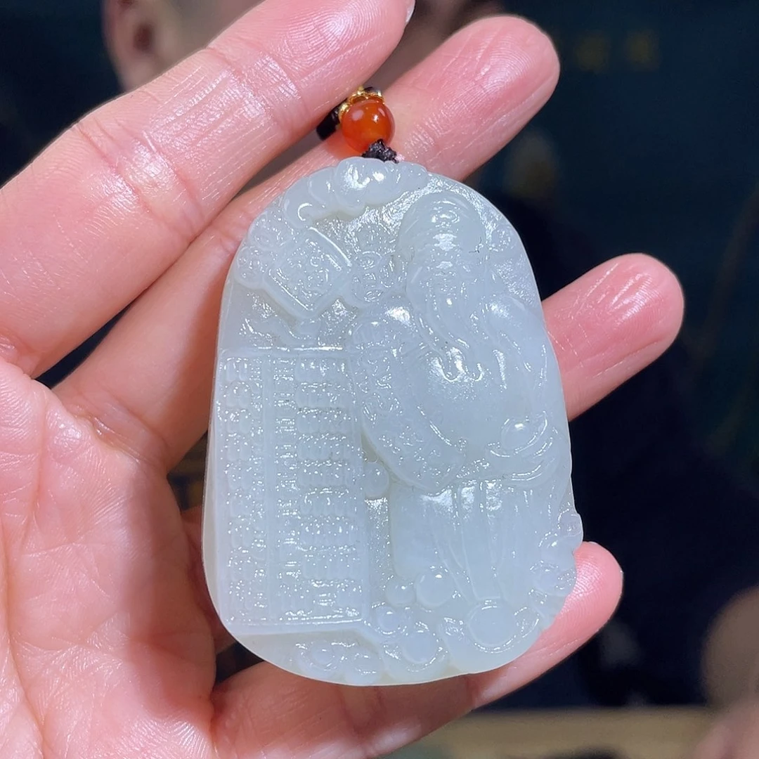 和田玉颈饰未镶嵌多样性发一件