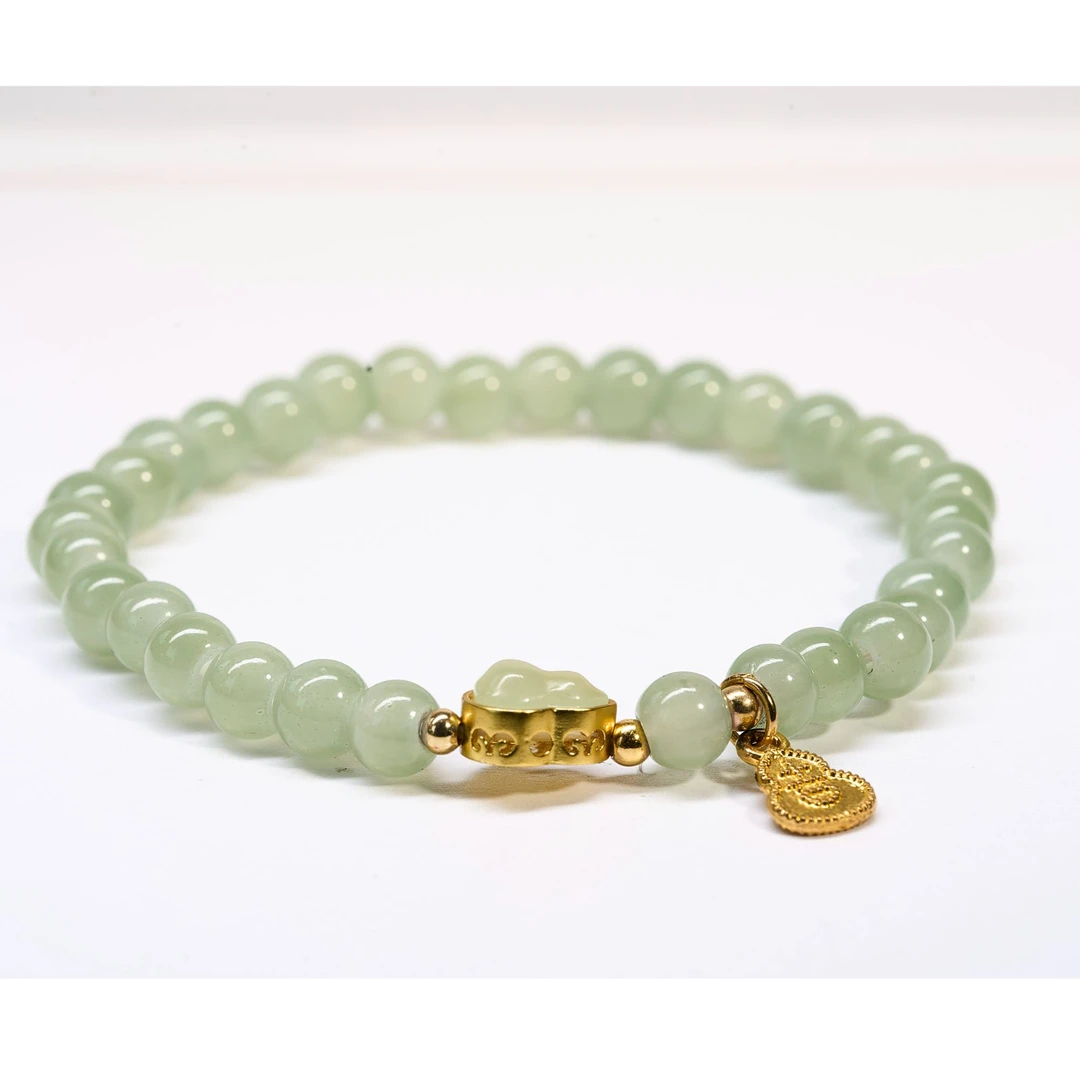 纯铜手链 何田钰色葫芦手链轻奢小众奢侈手串饰品