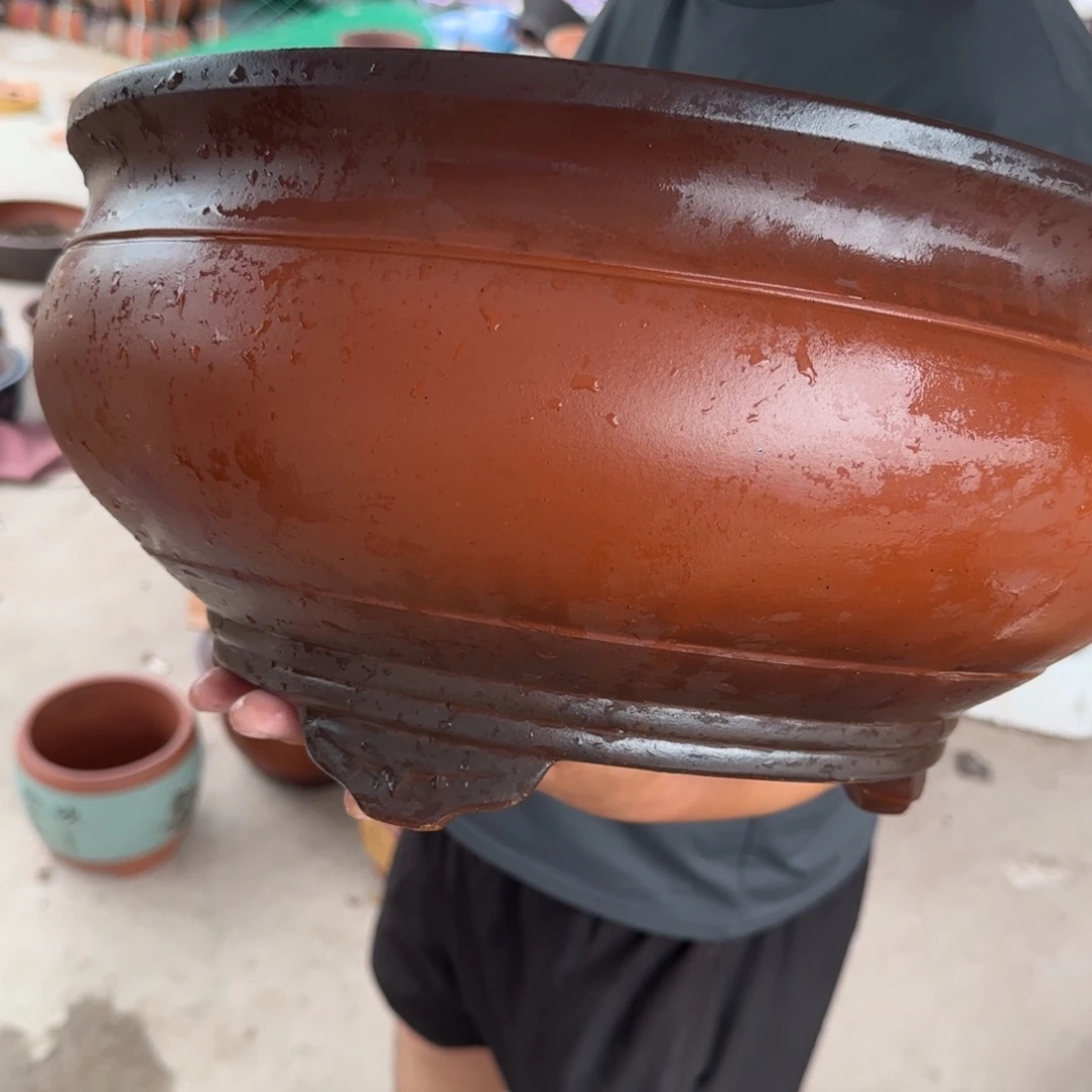 紫砂花盆口径30.15口径