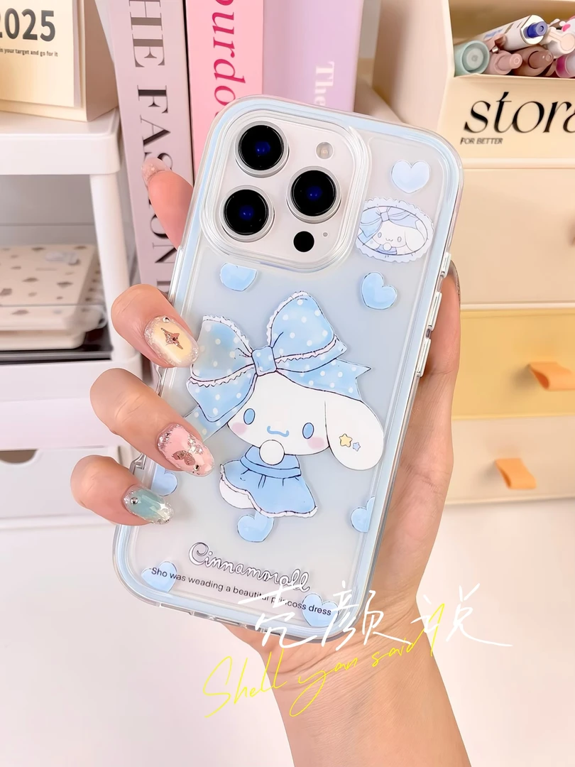 【大蝴蝶结大耳朵狗】苹果16promax手机壳iphone15/14/13/12/11