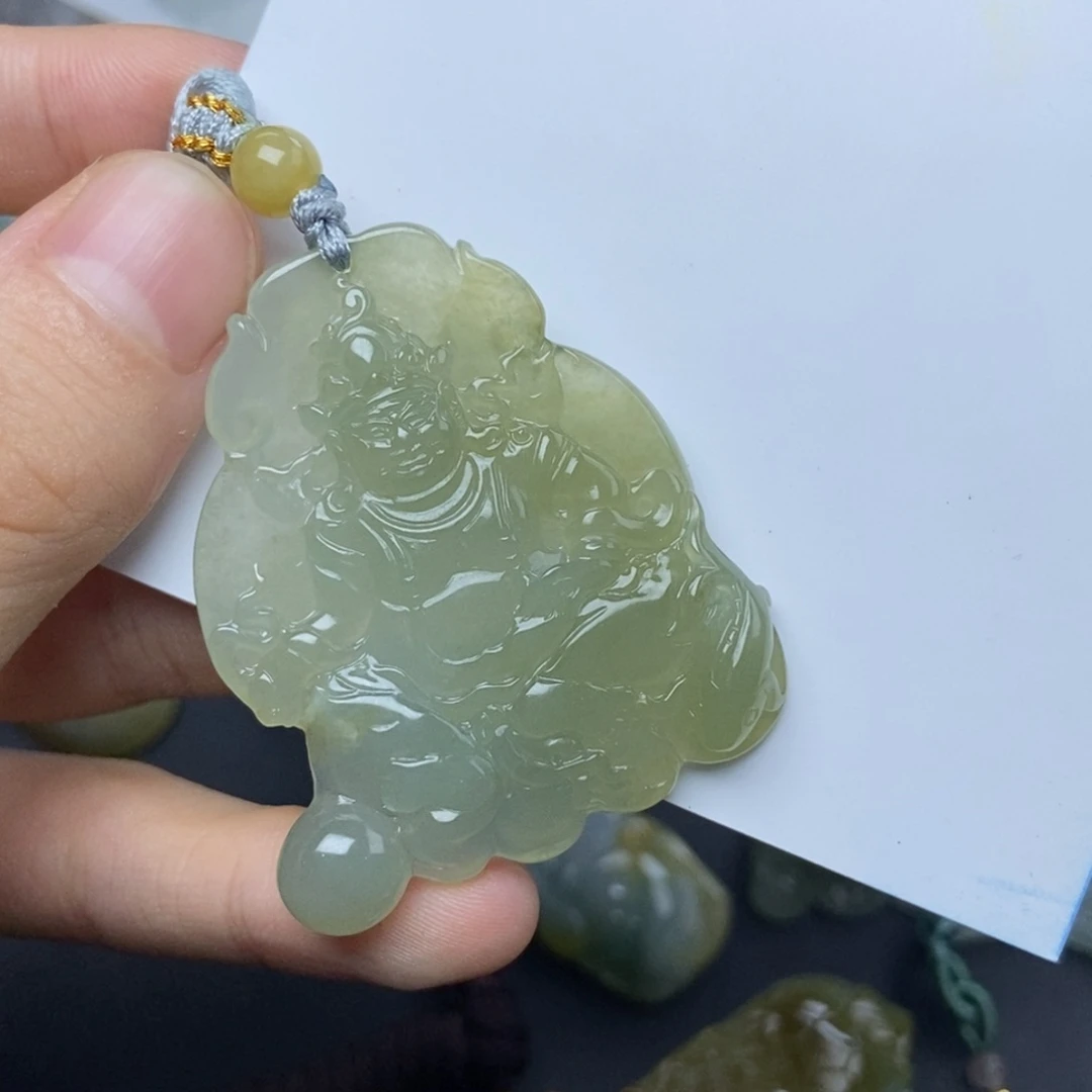 未镶嵌定制翡翠瑾*财神