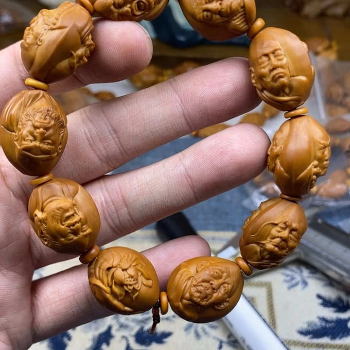 橄榄核手串/手链橄榄核雕工艺手串