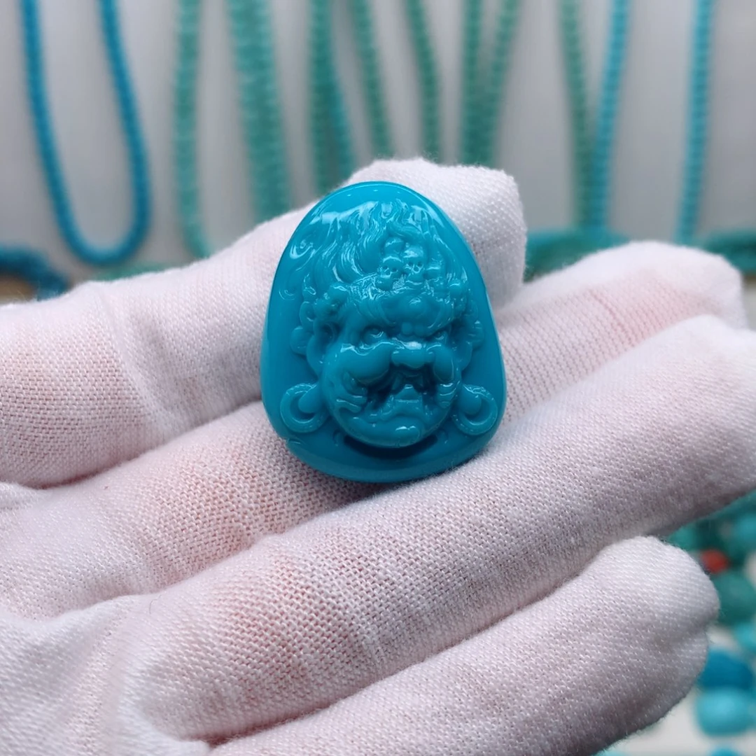 未镶嵌绿松石大黑天牌子